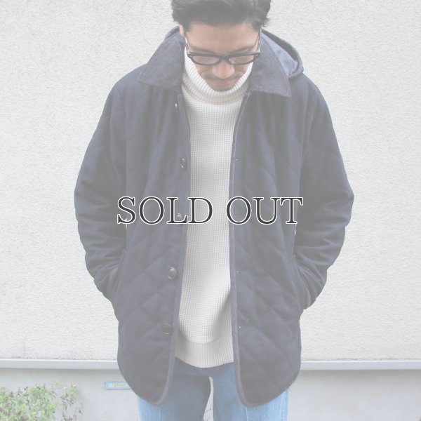 画像7: 610gウールメルトン 脱着フード付 キルティングジャケット 【送料無料】 / Audience