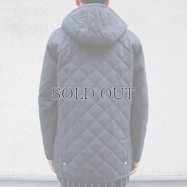 画像13: 610gウールメルトン 脱着フード付 キルティングジャケット 【送料無料】 / Audience