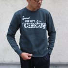 More photos3: Riding High / フロッキープリントCrew Sweat L/S(R193-0306)【MADE IN JAPAN】【送料無料】