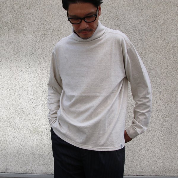 画像2: Riding High / LOOPWHEEL HIGH NECK L/S TEE（R185-0106B）【MADE IN JAPAN】『日本製』