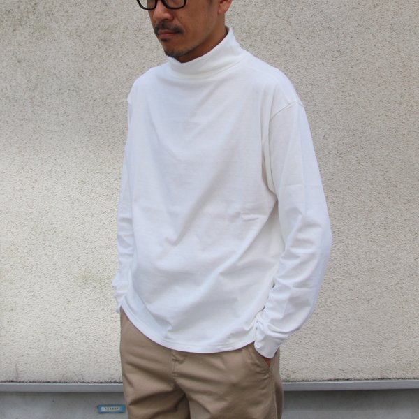画像3: Riding High / LOOPWHEEL HIGH NECK L/S TEE（R185-0106B）【MADE IN JAPAN】『日本製』