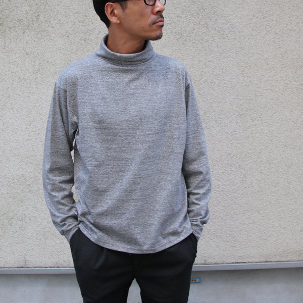 画像2: Riding High / LOOPWHEEL HIGH NECK L/S TEE（R185-0106B）【MADE IN JAPAN】『日本製』