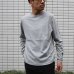 画像7: コーマ天竺ヘムラウンド 胸ポケ付き C/N L/S Tee【MADE IN JAPAN】/ Upscape Audience