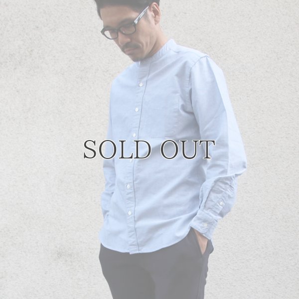 画像5: SONTAKU【ソンタク】/ 洗いざらしOxford-バンドカラーシャツ（891HD26017）【MADE IN JAPAN】『日本製』