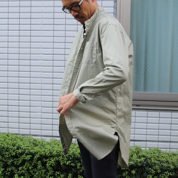 画像9: 100/2コーマブロード　スモールスタンドカラー ローマシャツコート【MADE IN JAPAN】『日本製』/ Upscape Audience