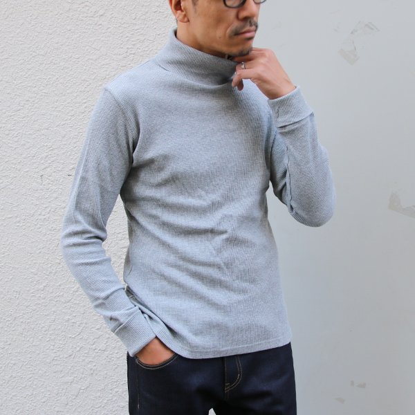 画像7: 【RE PRICE/価格改定】度詰ワッフルプロテクトボッシュ タートルネックカットソー【MADE IN JAPAN】『日本製』/ Upscape Audience