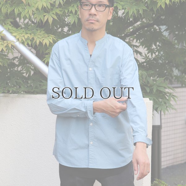 画像10: 【RE PRICE / 価格改定】タイプライターVネックバンドカラー L/S シャツ【MADE IN JAPAN】『日本製』/ Upscape Audience