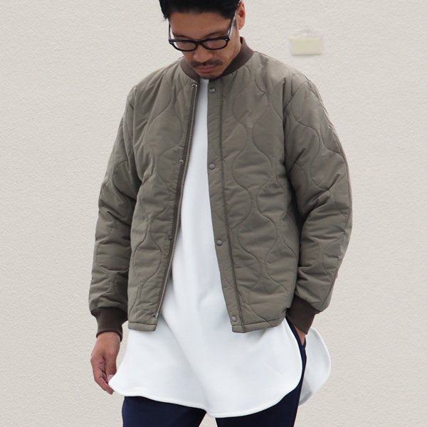 画像5: Teflon（テフロン）耐水撥水コットンタッチナイロンウェーブキルトUS エアホースブルゾン【MADE IN JAPAN】『日本製』/ Upscape Audience