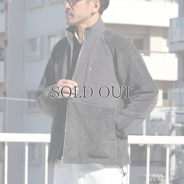 画像15: 【Lanificio Becagli（ベッカリー）】トスカーナボア ラグラン スタンドZIP ジャケット【MADE IN JAPAN】『日本製』/ Upscape Audience