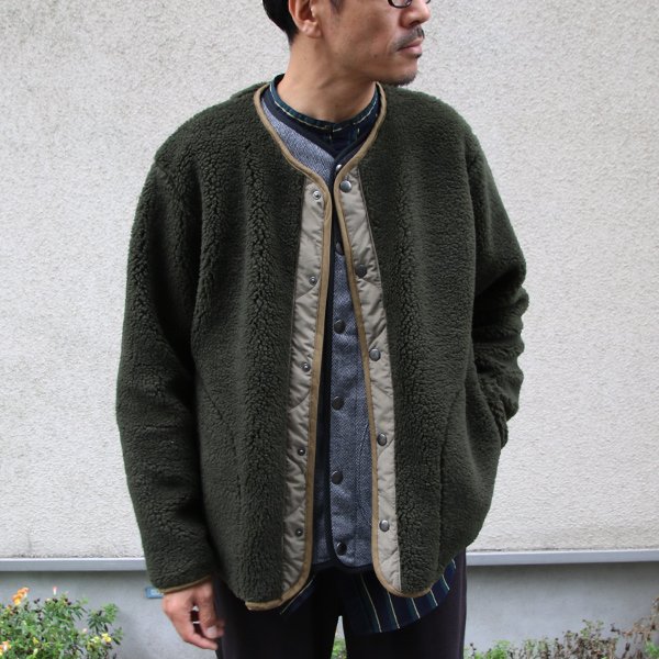 画像11: 【Lanificio Becagli（ベッカリー）】トスカーナボア スナップジャケット【MADE IN JAPAN】『日本製』【送料無料】/ Upscape Audience