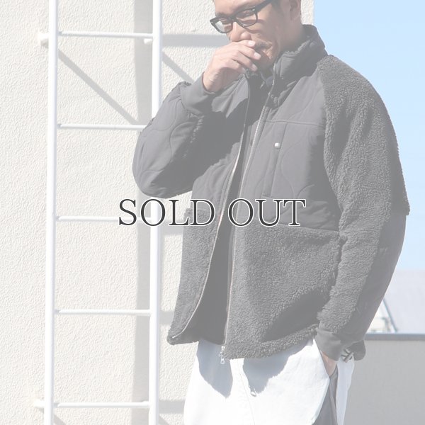 画像13: 【Lanificio Becagli（ベッカリー）】トスカーナボア ラグラン スタンドZIP ジャケット【MADE IN JAPAN】『日本製』/ Upscape Audience