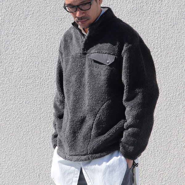 画像5: 【Lanificio Becagli（ベッカリー）】トスカーナボア スナップT【MADE IN JAPAN】『日本製』【送料無料】/ Upscape Audience