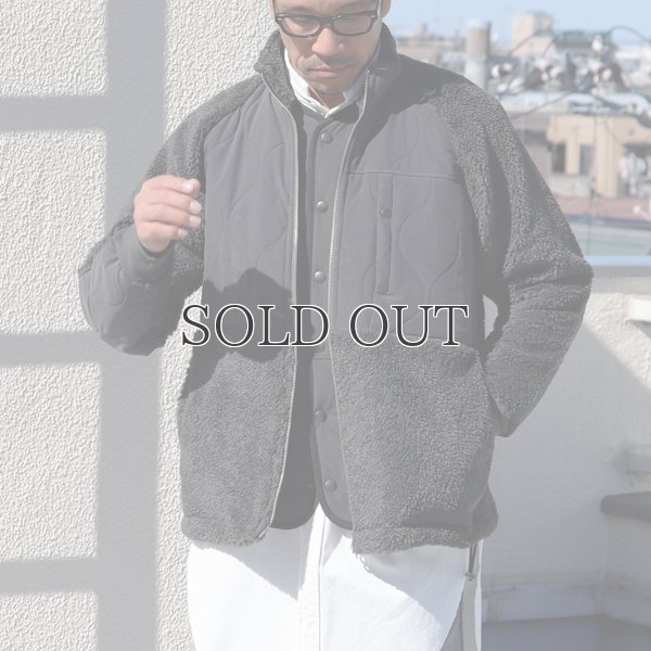 画像12: 【Lanificio Becagli（ベッカリー）】トスカーナボア ラグラン スタンドZIP ジャケット【MADE IN JAPAN】『日本製』/ Upscape Audience