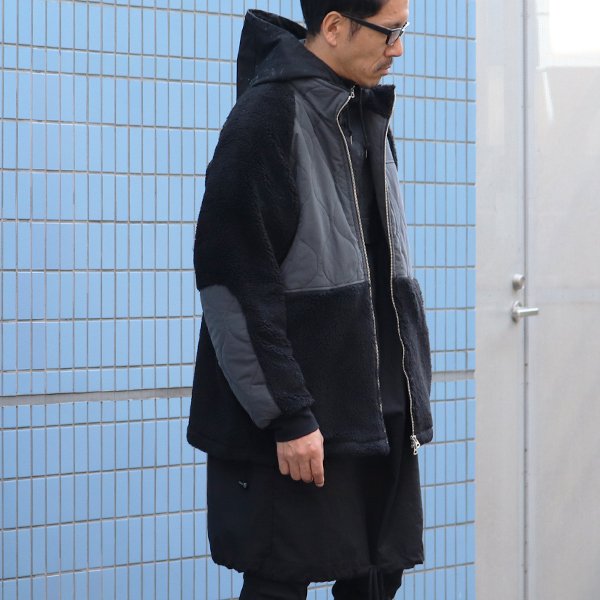 画像9: 【Lanificio Becagli（ベッカリー）】トスカーナボア ラグラン スタンドZIP ジャケット【MADE IN JAPAN】『日本製』【送料無料】/ Upscape Audience