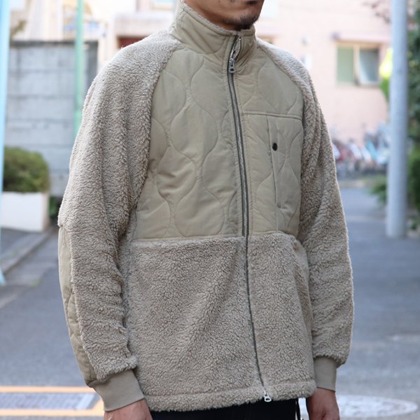 画像17: 【Lanificio Becagli（ベッカリー）】トスカーナボア ラグラン スタンドZIP ジャケット【MADE IN JAPAN】『日本製』【送料無料】/ Upscape Audience