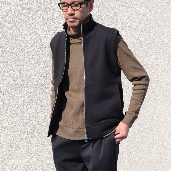画像6: 【RE PRICE / 価格改定】ヘビーウェイト裏毛スタンドZIP ベスト【MADE IN JAPAN】『日本製』/ Upscape Audience