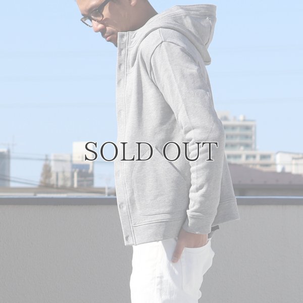 画像11: コーマ裏毛スタンドフードカーディガン【MADE IN JAPAN】『日本製』/ Upscape Audience