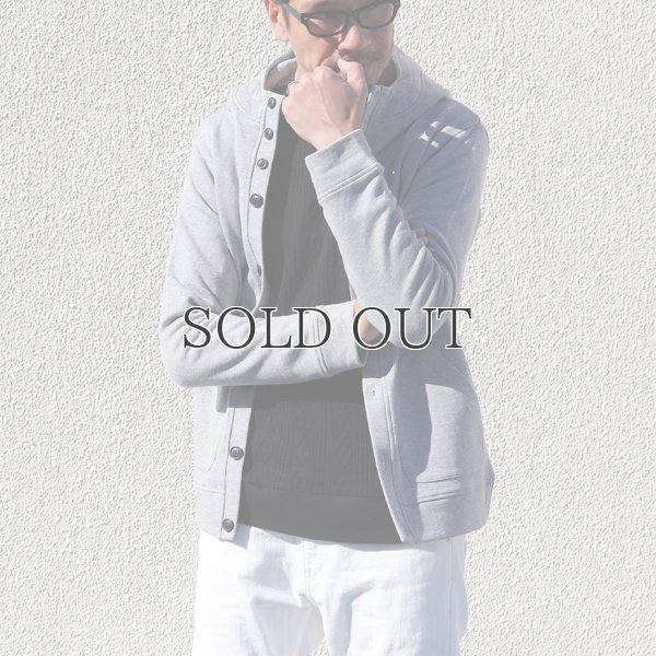 画像6: コーマ裏毛スタンドフードカーディガン【MADE IN JAPAN】『日本製』/ Upscape Audience