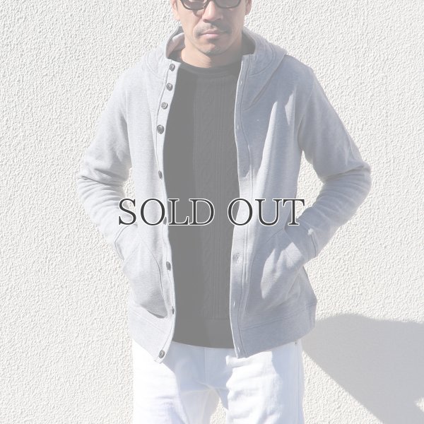 画像9: コーマ裏毛スタンドフードカーディガン【MADE IN JAPAN】『日本製』/ Upscape Audience