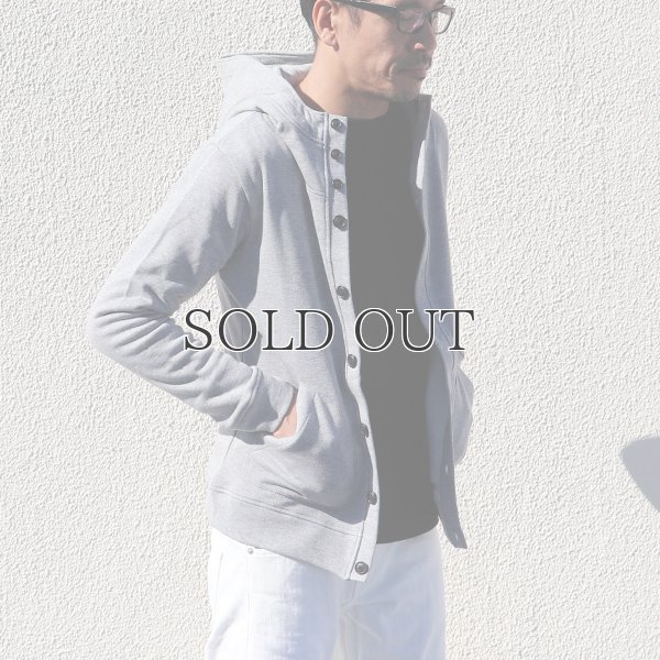 画像8: コーマ裏毛スタンドフードカーディガン【MADE IN JAPAN】『日本製』/ Upscape Audience