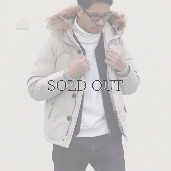 画像5: 『ダウン＆フェザー』小松精錬撥水ナイロン脱着ファー付N2Bダウンジャケット 【送料無料】 / Audience