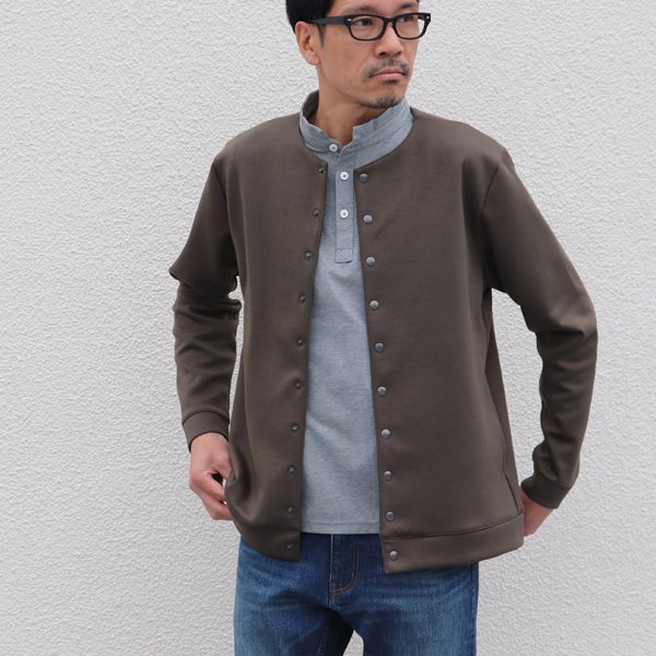 画像12: ライトダンボール ノーカラースナップジャケット【MADE IN JAPAN】『日本製 / Upscape Audience