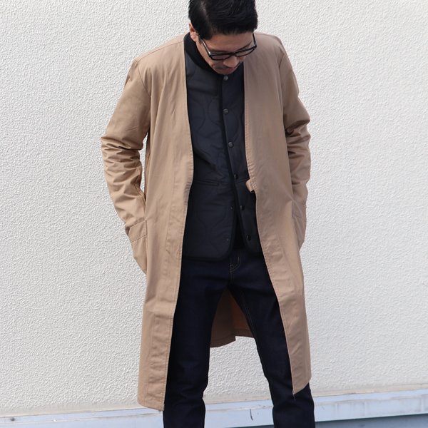 画像4: 【RE PRICE / 価格改定】コーマウェザーキモノガウンコート【MADE IN JAPAN】『日本製』  / Upscape Audience