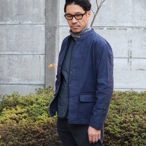 画像5: 【RE PRICE / 価格改定】ヨコムラバックサテンスタンド Jacket 『日本製』/ Upscape Audience