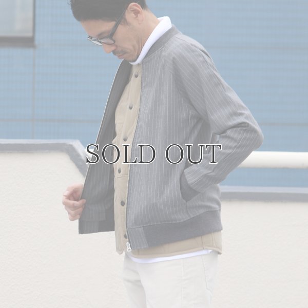 画像4: ウールライクツイルストレッチ MA1ブルゾン【MADE IN JAPAN】『日本製』 / Upscape Audience