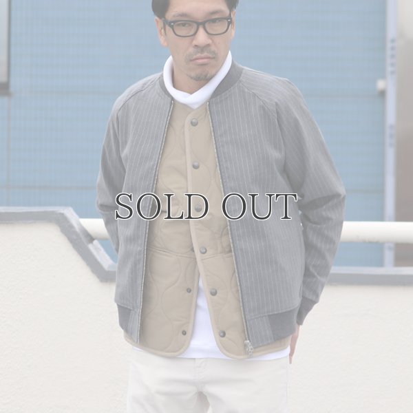 画像5: ウールライクツイルストレッチ MA1ブルゾン【MADE IN JAPAN】『日本製』 / Upscape Audience
