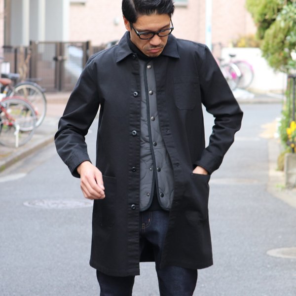画像5: ヘビーオックスカバーオールステンカラーコート【MADE IN JAPAN】『日本製』/ Upscape Audience