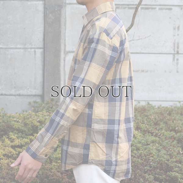 画像12: タイプライター 大判チェック ルーズFIT 裏前立 レギュラーカラー L/Sシャツ【MADE IN JAPAN】『日本製』/ Upscape Audience