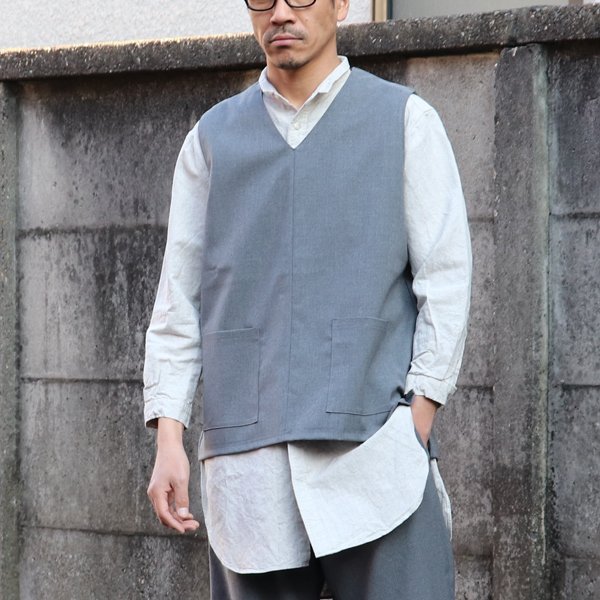 画像6: ギャバジンストレッチ ラボベスト【MADE IN JAPAN】 『日本製』  / Upscape Audience