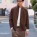 画像12: コットンギャバジンスタンドスモールカラー9分袖 シャツジャケット【MADE IN JAPAN】『日本製』/ Upscape Audience
