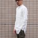 画像11: French Linen（フレンチリネン）ルーズFIT バンドカラー 長袖シャツ【MADE IN JAPAN】『日本製』/ Upscape Audience