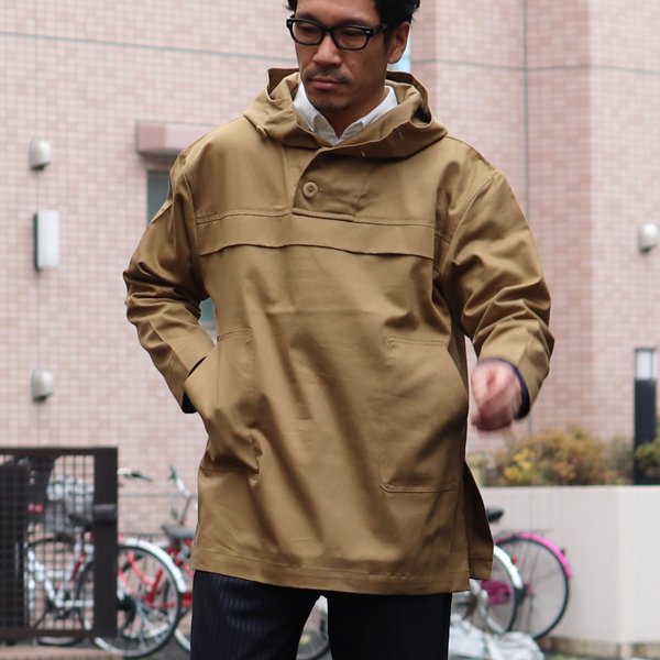 画像7: グロッシーツイル サイドスリット アノラックパーカ-【MADE IN JAPAN】『日本製』/ Upscape Audience