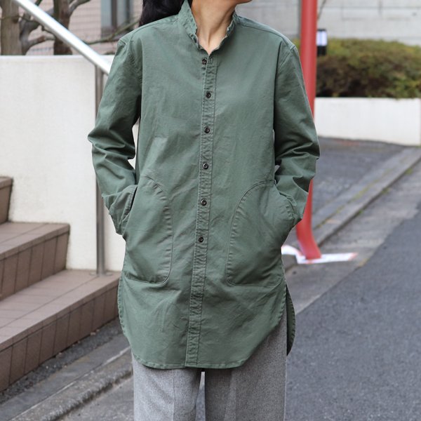 画像14: グリストーンW 高密度オックスストレッチ ローマシャツコート【MADE IN JAPAN】『日本製』/ Upscape Audience