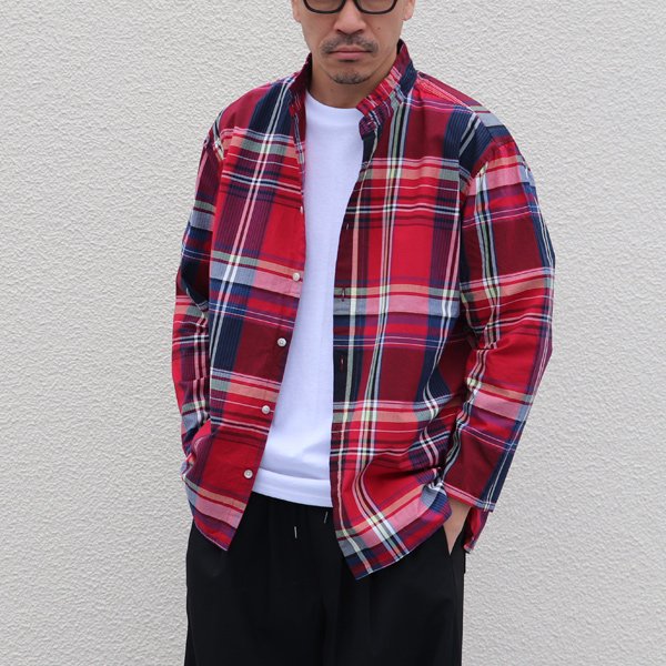 画像11: 【価格改定/RE PRICE】マドラス大判チェックスタンドスモールカラー シャツジャケット【MADE IN JAPAN】『日本製』/ Upscape Audience