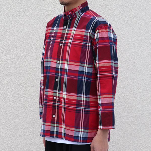 画像15: 【価格改定/RE PRICE】マドラス大判チェックスタンドスモールカラー シャツジャケット【MADE IN JAPAN】『日本製』/ Upscape Audience
