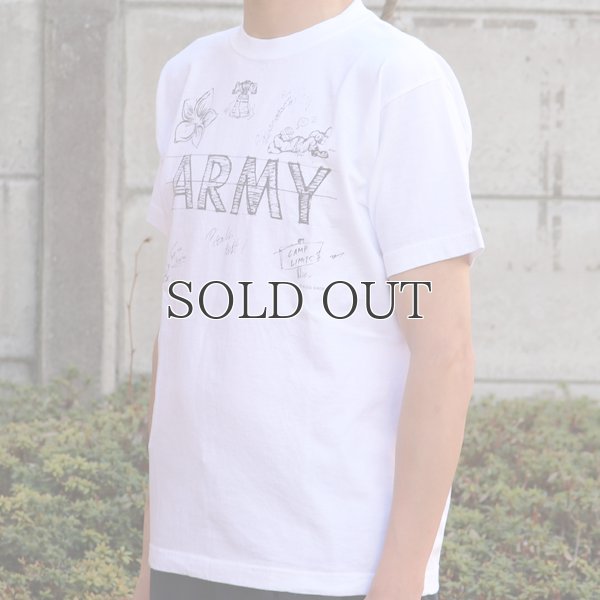 画像7: RIDING HIGH×EGG SNDWCH LABEL/ HANDWRITING STYLE PRINT TEE（ARMY）