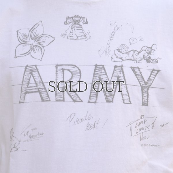 画像14: RIDING HIGH×EGG SNDWCH LABEL/ HANDWRITING STYLE PRINT TEE（ARMY）