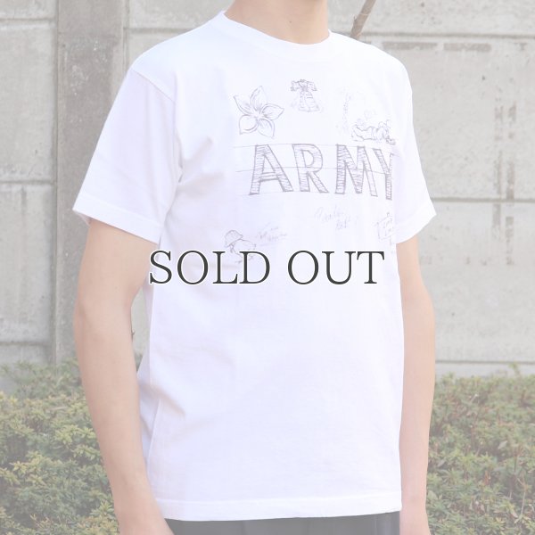 画像10: RIDING HIGH×EGG SNDWCH LABEL/ HANDWRITING STYLE PRINT TEE（ARMY）