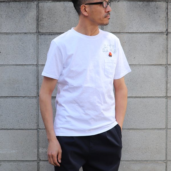 画像3: 【RE PRICE/価格改定】 Riding High / 18/-JERSEY P&E POCKET TEE(CITY CAMP)【MADE IN JAPAN】『日本製』