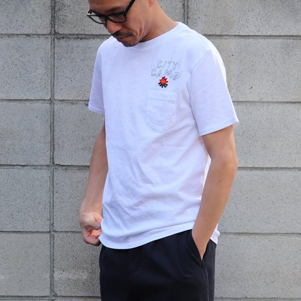 画像4: 【RE PRICE/価格改定】 Riding High / 18/-JERSEY P&E POCKET TEE(CITY CAMP)【MADE IN JAPAN】『日本製』