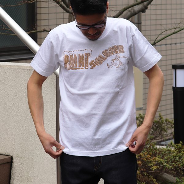 画像2: 【RE PRICE/価格改定】RIDING HIGH×EGG SNDWCH LABEL/ HANDWRITING STYLE PRINT TEE（PAINT）