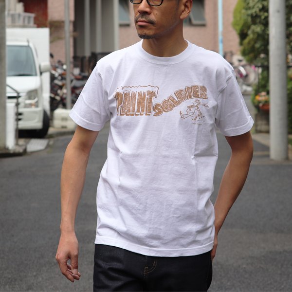 画像5: 【RE PRICE/価格改定】RIDING HIGH×EGG SNDWCH LABEL/ HANDWRITING STYLE PRINT TEE（PAINT）