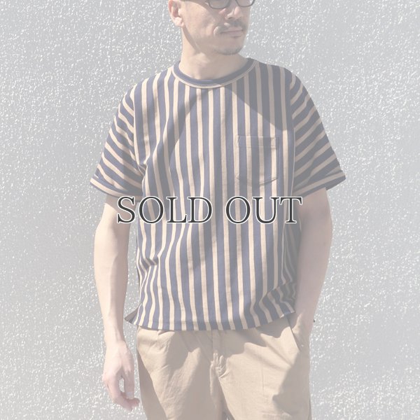 画像8: Basque 10オンス ( バスク天竺 )無地＆ボーダービッグポケT【MADE IN JAPAN】『日本製』/ Upscape Audience