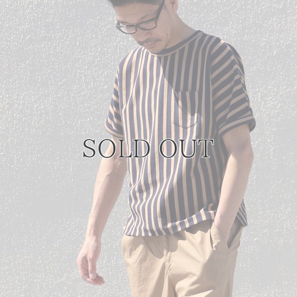 画像12: Basque 10オンス ( バスク天竺 )無地＆ボーダービッグポケT【MADE IN JAPAN】『日本製』/ Upscape Audience