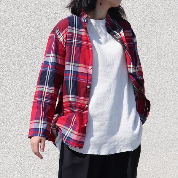 画像4: 【価格改定/RE PRICE】マドラス大判チェックスタンドスモールカラー シャツジャケット【MADE IN JAPAN】『日本製』/ Upscape Audience