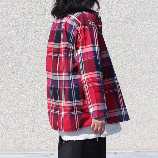 画像6: 【価格改定/RE PRICE】マドラス大判チェックスタンドスモールカラー シャツジャケット【MADE IN JAPAN】『日本製』/ Upscape Audience